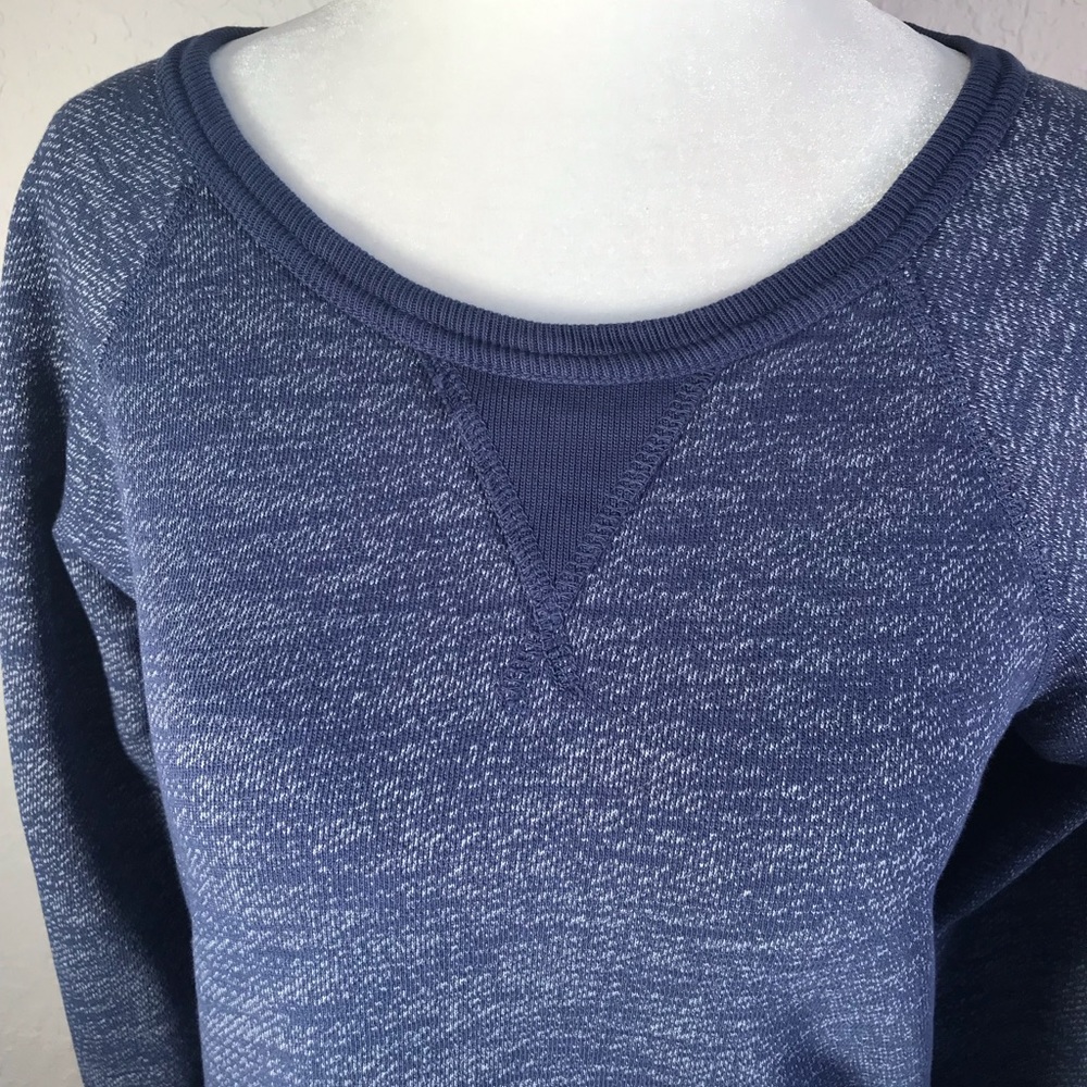 J Crew heather navy sweatshirt - Picture 4 of 8